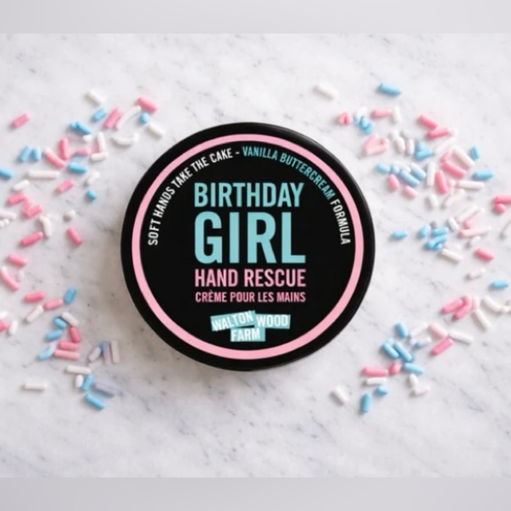 CUTE birthday girl gift, yummy vanilla buttercream hand rescue cream lotion, new